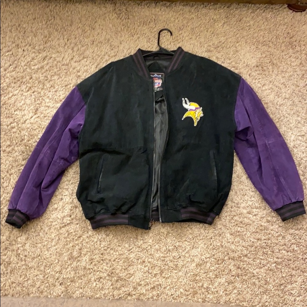 Leather Vikings Jacket
